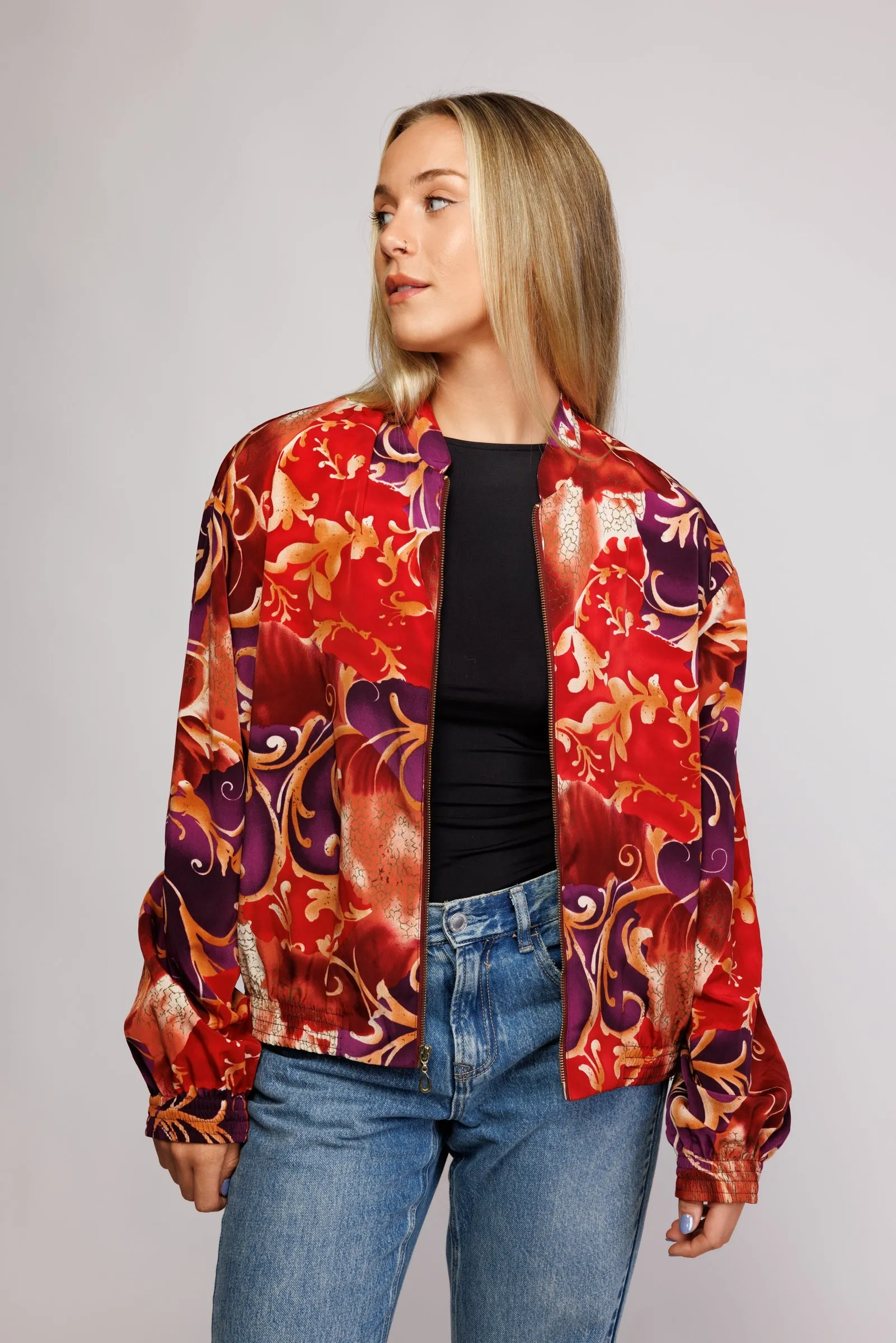 80's Baroque Track Jacket M