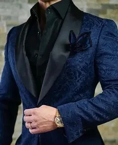 aidase Custom size Jacquard Groomsmen white Groom Tuxedos Shawl Lapel Men Suits Wedding Prom Best Man Blazer Jacket with Pants Set