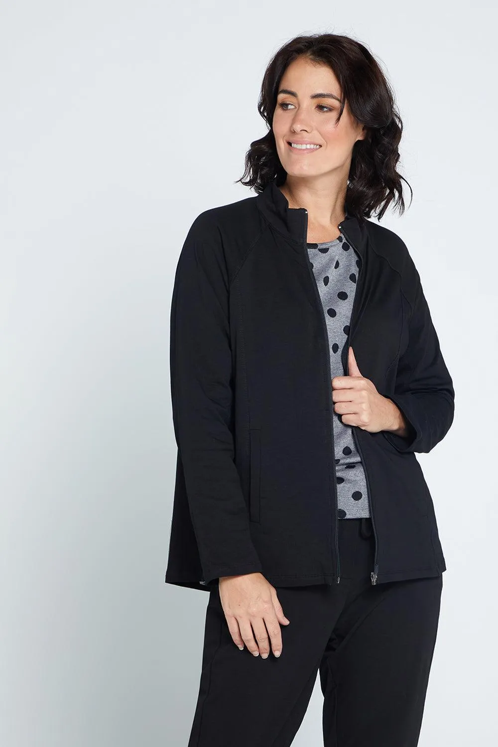 Alice Track Jacket - Black