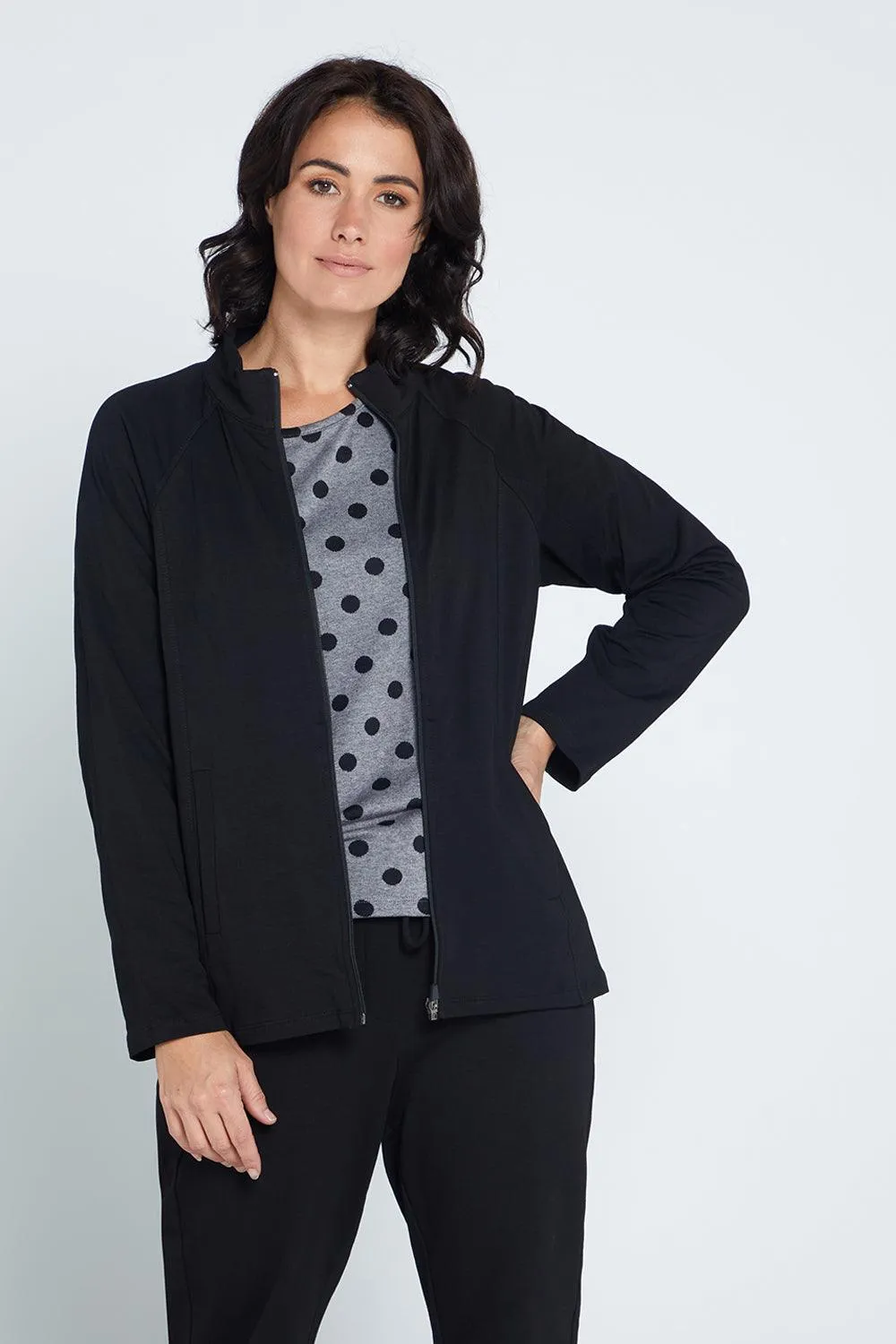 Alice Track Jacket - Black