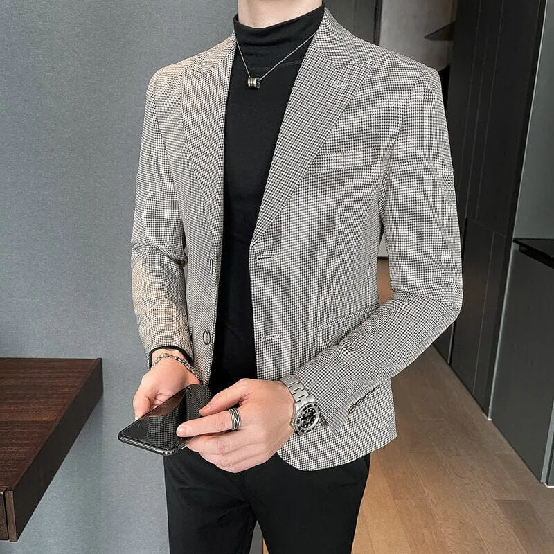 Blazer Masculino Esporte Fino Quadriculado LC139