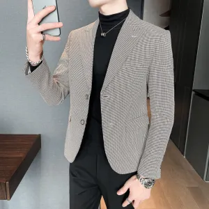 Blazer Masculino Esporte Fino Quadriculado LC139