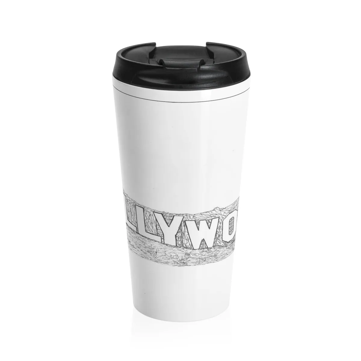 Hollywood Sign - Stainless Steel Travel Mug