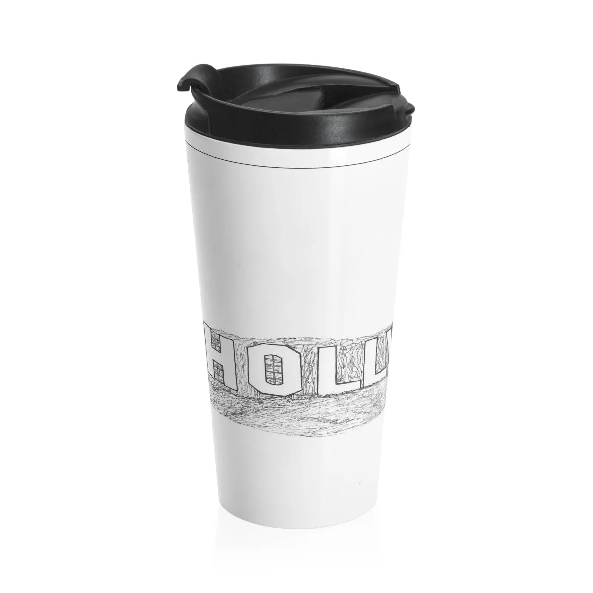 Hollywood Sign - Stainless Steel Travel Mug