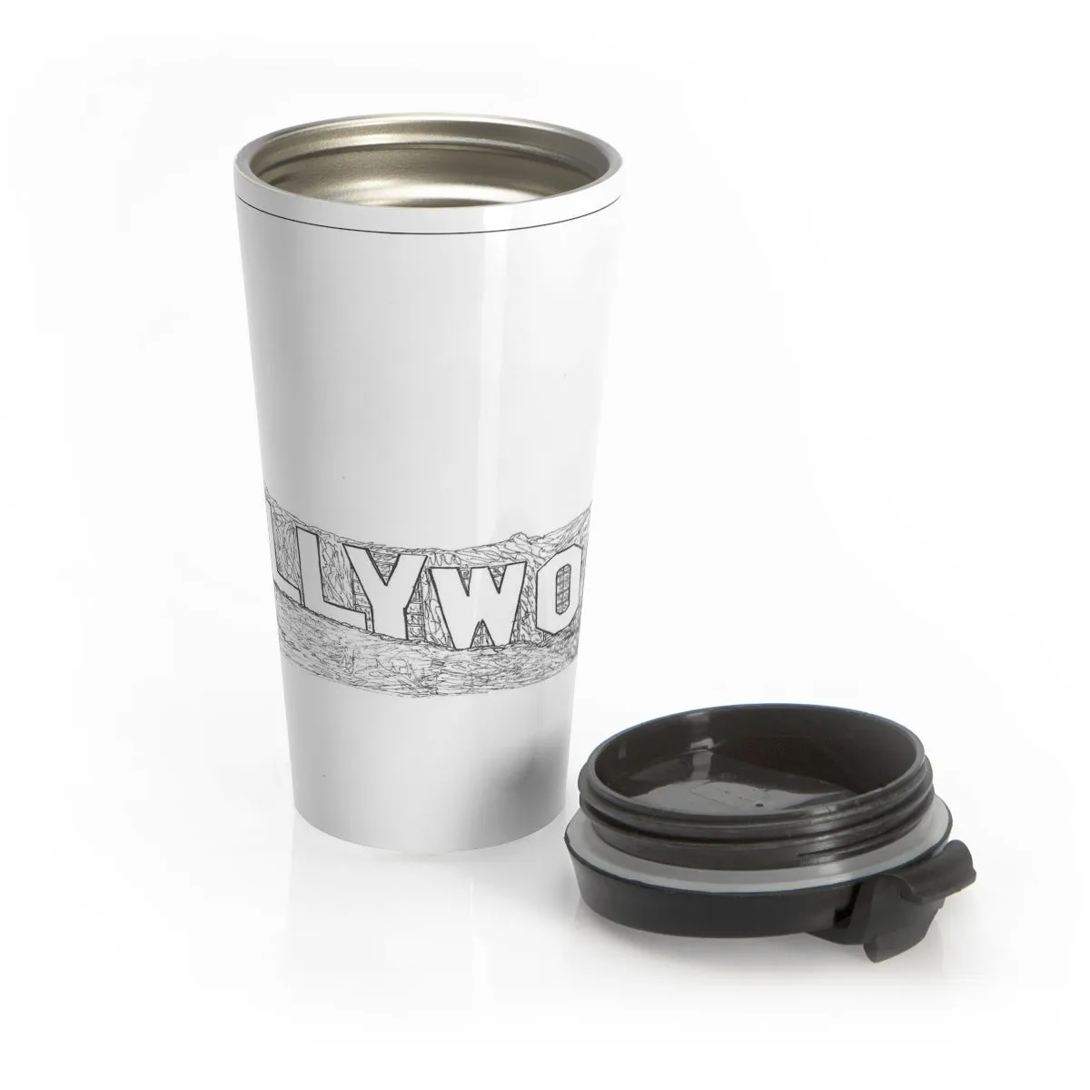 Hollywood Sign - Stainless Steel Travel Mug