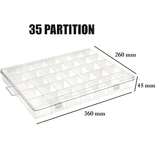Jewellery Storage Box - 35 Partitions