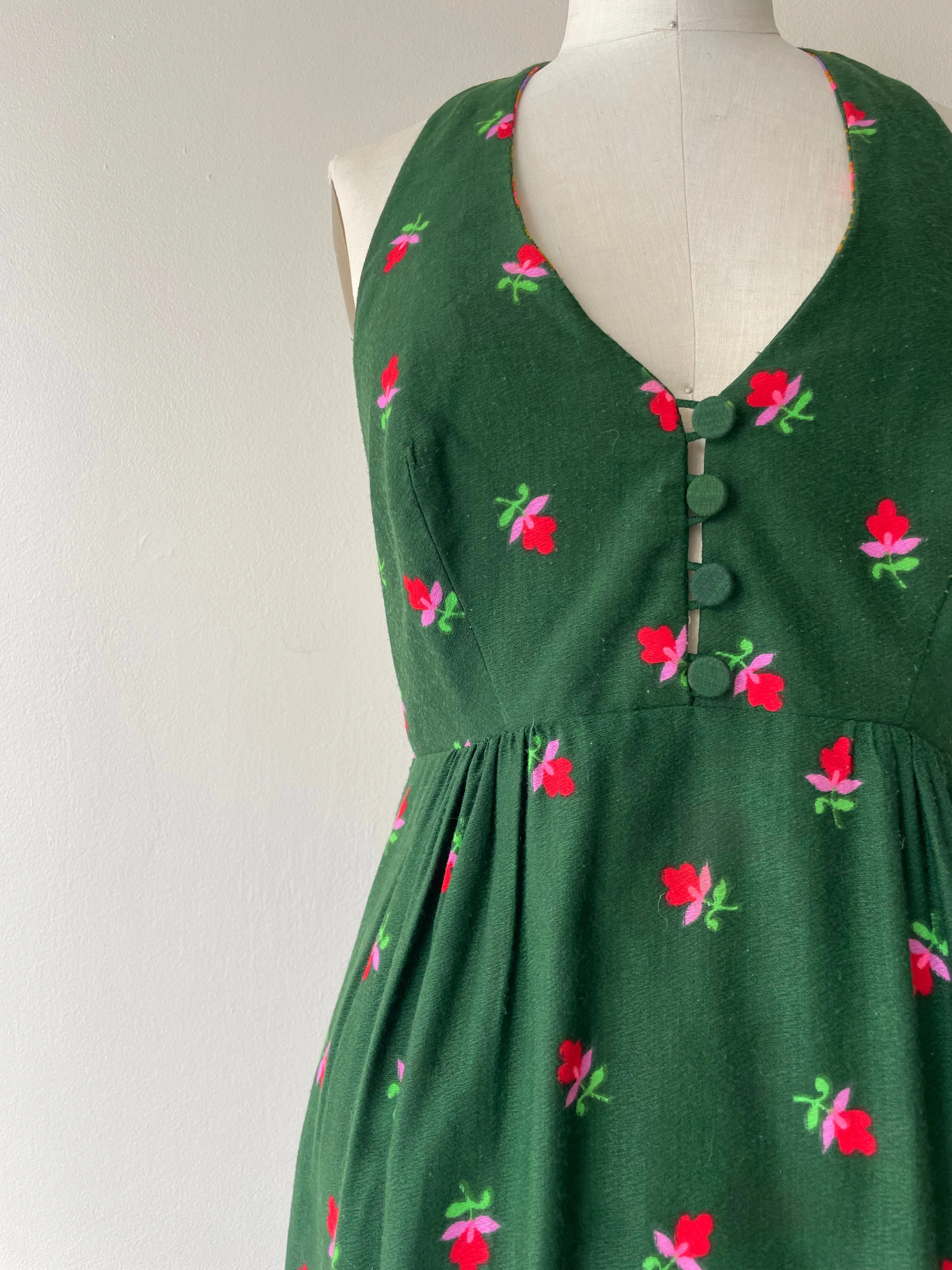 Kamehameha Halter Dress | 1970s
