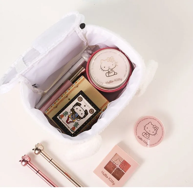 Kawaii Sanrio Cinnamoroll Plush Cosmetic Box