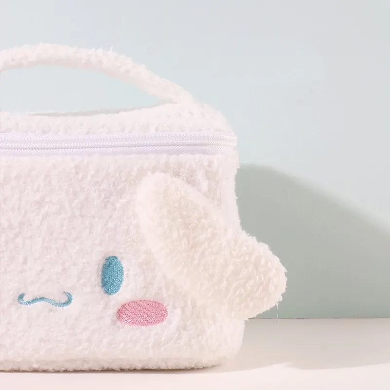 Kawaii Sanrio Cinnamoroll Plush Cosmetic Box