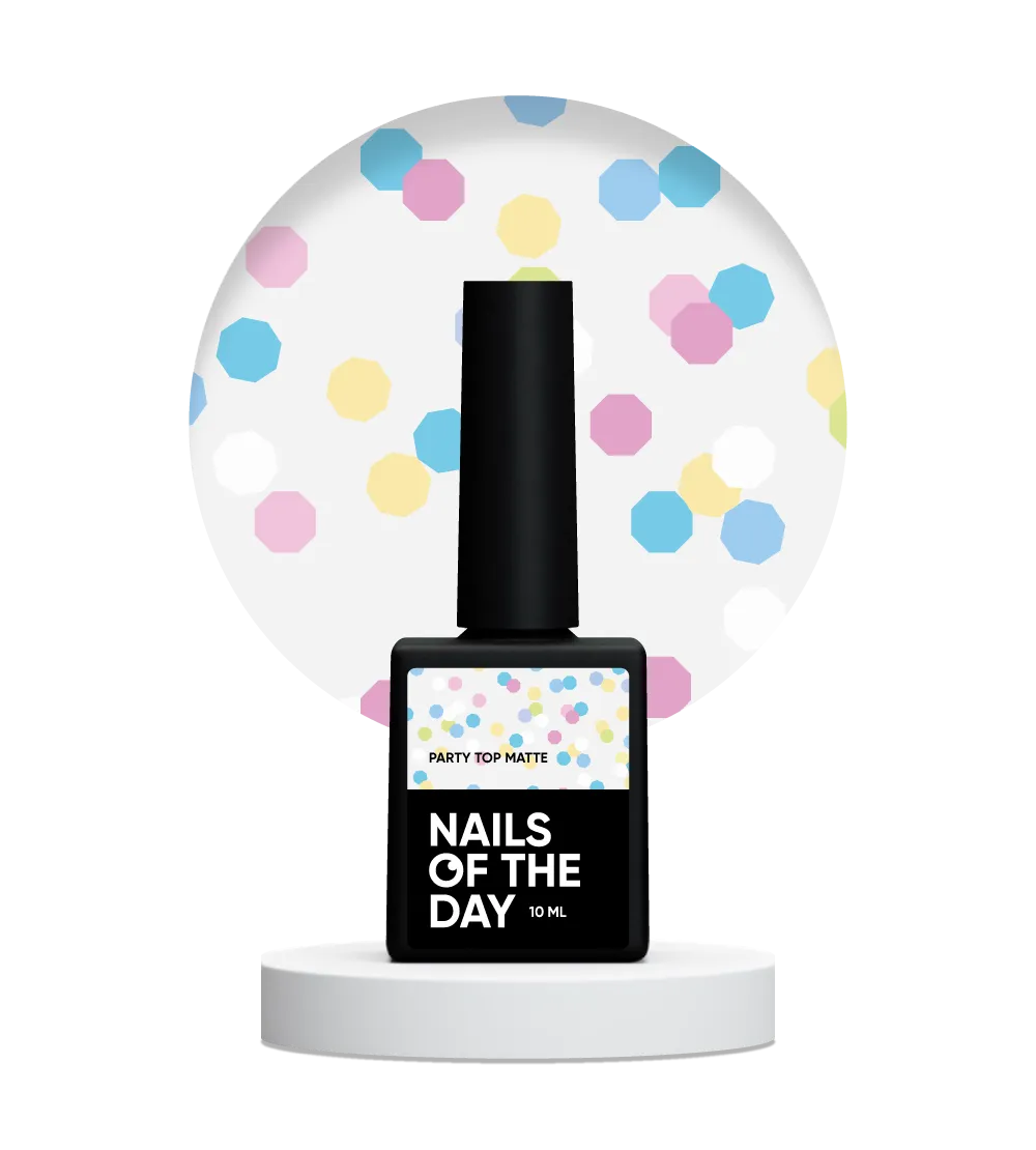 Top party matte 10 ml NAILSOFTHEDAY