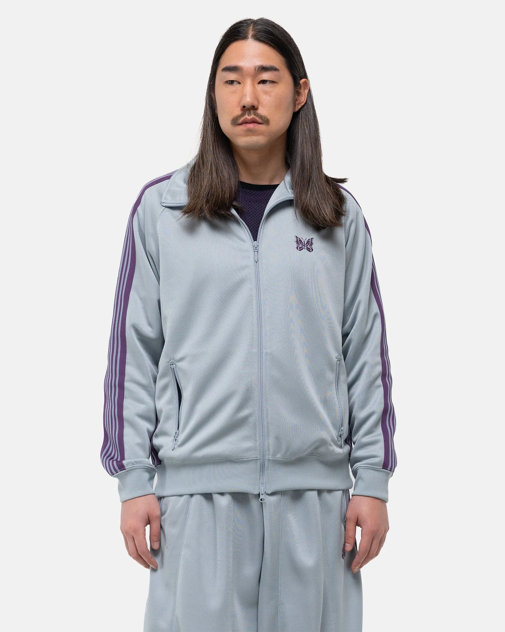 Track Jacket - Poly Smooth Sax